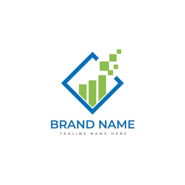 Financial tech logo design