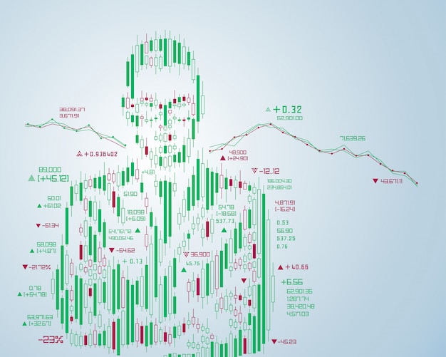 Vector financieel persoon