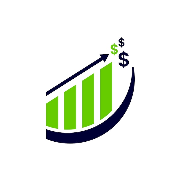 Financieel pictogram Logo ontwerpelement