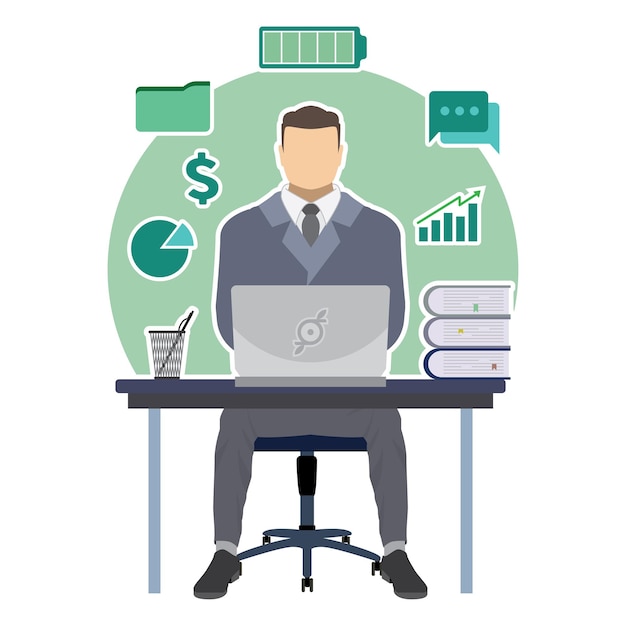 Financiële illustratie vector
