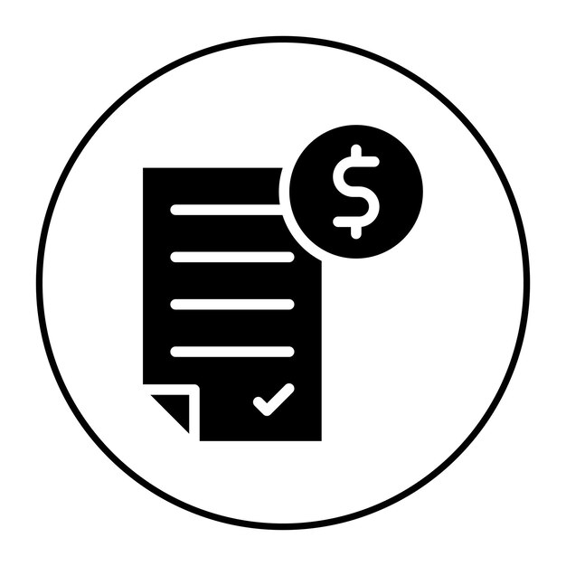 Financiën Icon vector afbeelding Kan worden gebruikt voor Automotive Dealership