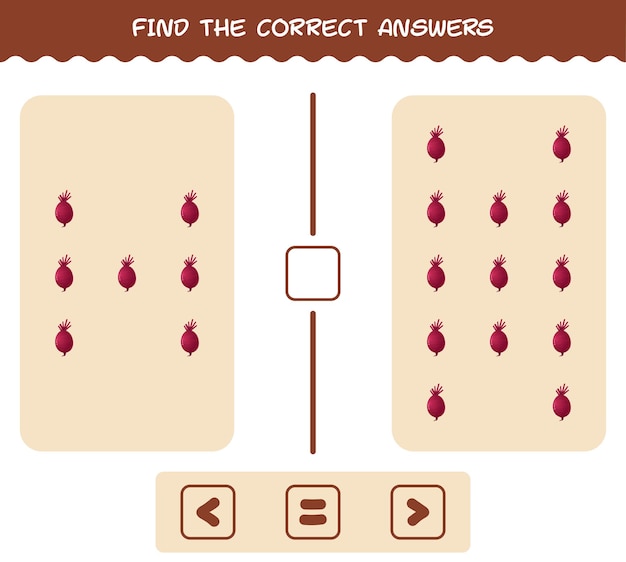 Найдите правильные ответы мультяшной свеклы. Игра «Найди и подсчитай». Развивающая игра для детей дошкольного возраста и малышей
