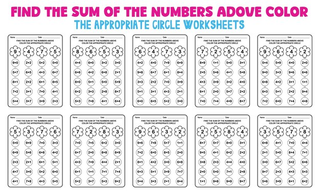 Find the correct numbers worksheet