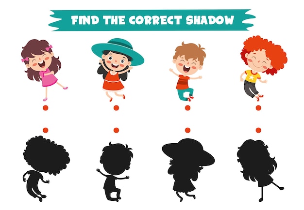 Find The Correct Shadow Activity