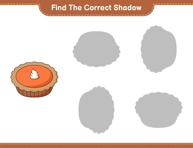 올바른 그림자 찾기 파이 교육 어린이 게임의 올바른 그림자를 찾아 일치시킵니다.