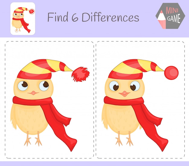 Find differences educational game 