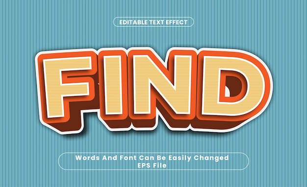 Find Editable Text Effect Font and Word Can Be Change