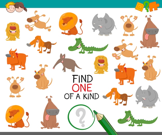 find one of a kind with animals