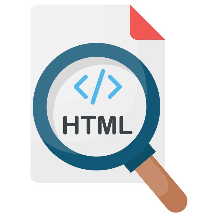 Vector find and replace code concept browse html vector design software and web development symbol computer