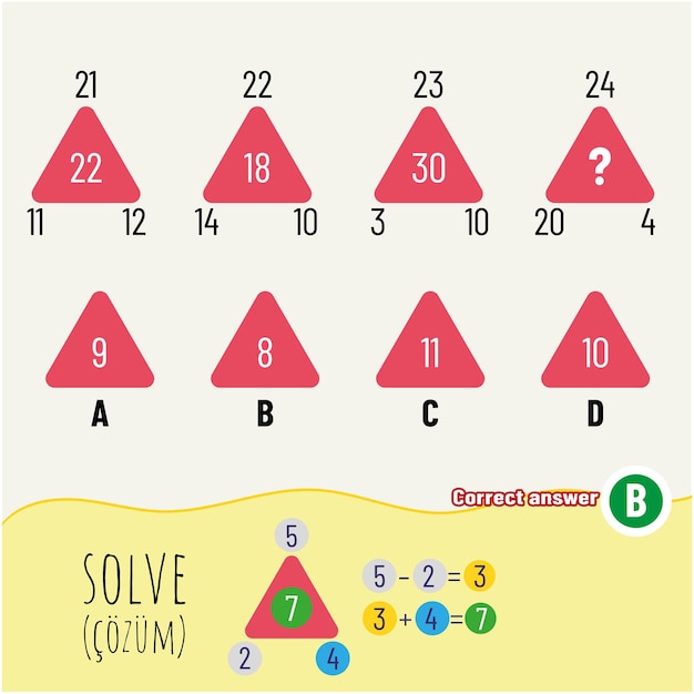 Vector find what is not given in the addition intelligence game intelligence question