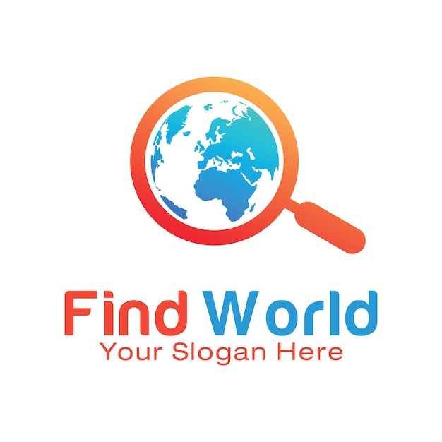 Trova il modello di progettazione del logo del mondo