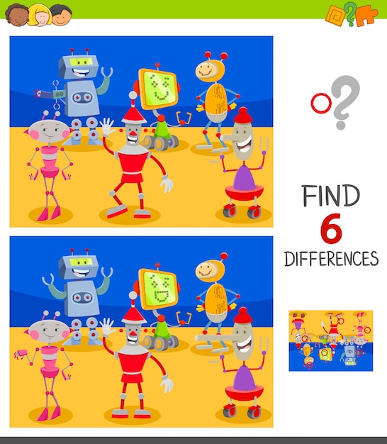 Finding Differences Educational Game for Kids