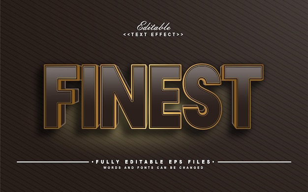 Finest text effect