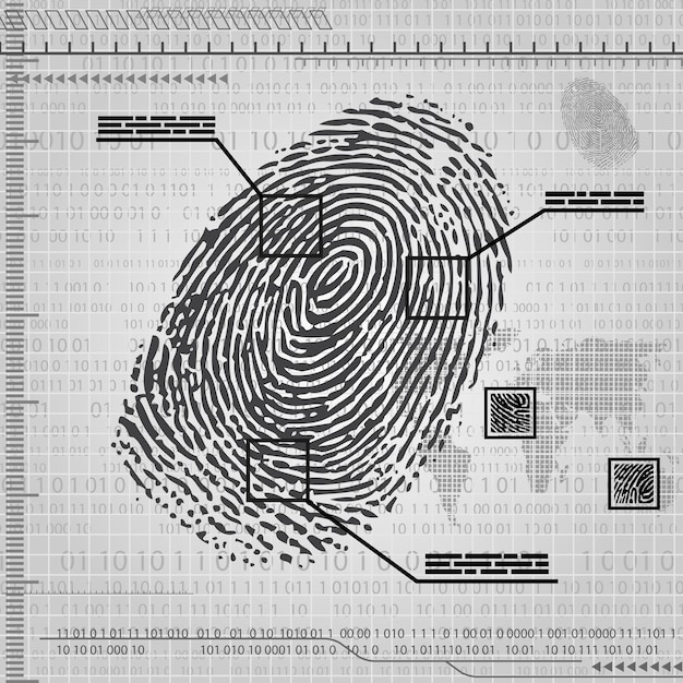 Finger print background