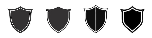 Блокировка отпечатков пальцев отпечатков пальцев защищает векторную иконку логотипа безопасности, выделенную на белом фоне