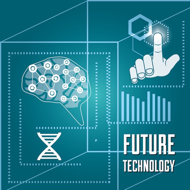 Vector fingerprint authentication digital technology connection