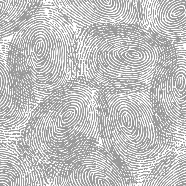 Fingerprint black seamless background