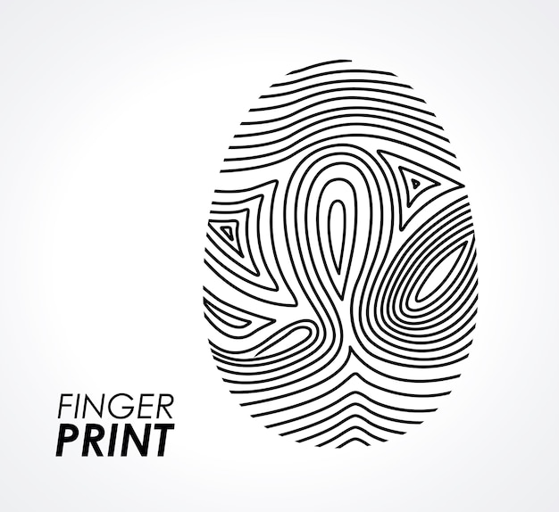 Vettore fingerprint desi