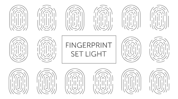 Fingerprint set light