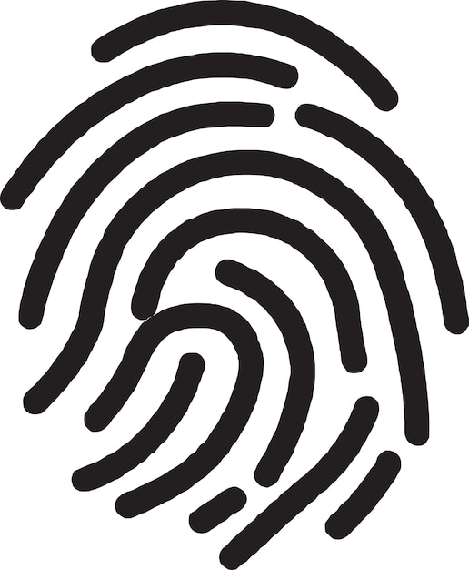 Fingerprint vector illustration