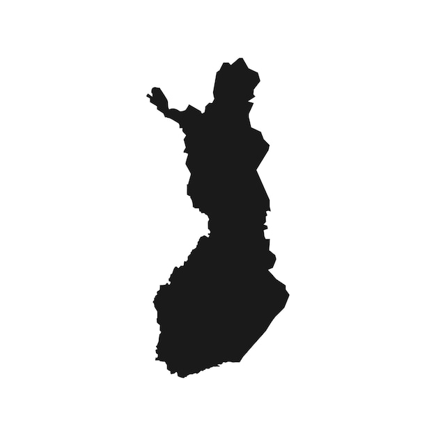 Finland kaart icoon vector