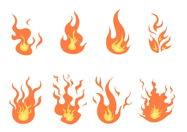 Vector fire assets 01