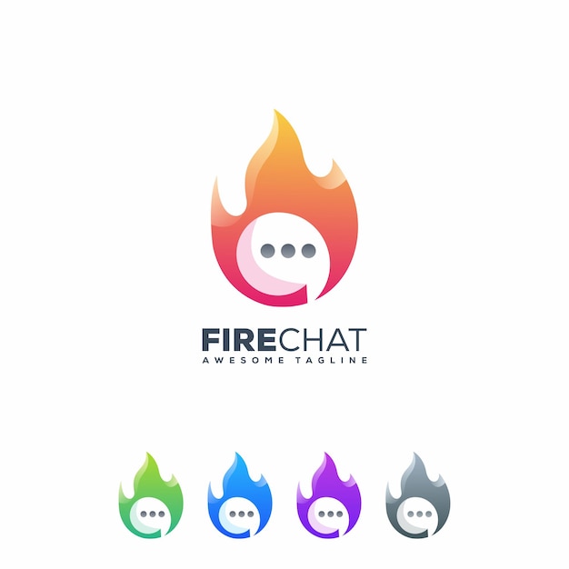 Логотип fire chat