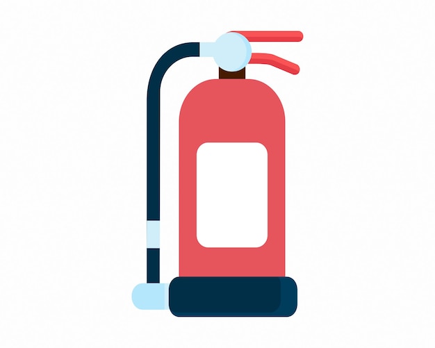 Vector fire extinguisher. flat vector design.