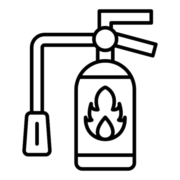 Fire Extinguisher Icon Style