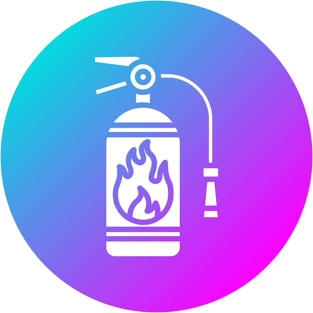 Fire Extinguisher vector icon Can be used for Emergency Services iconset