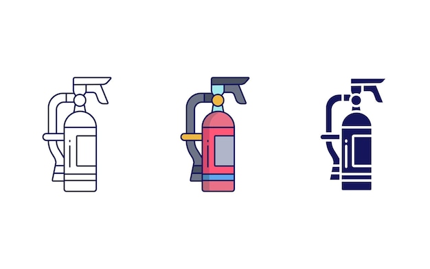 Fire extinguisher vector icon