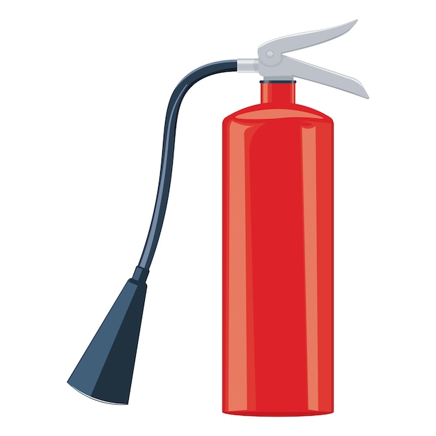 Vector fire extinguisher vector illustration isolated on white background