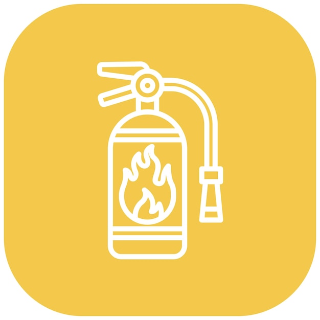 Vector fire extinguisher vector illustration style