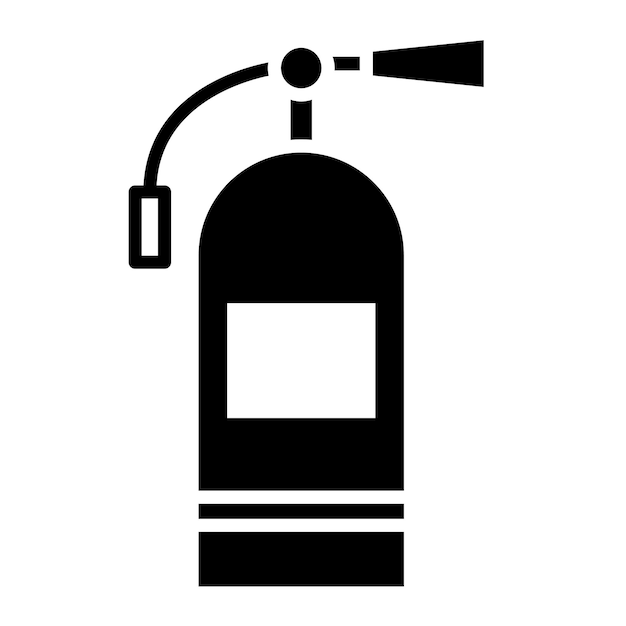 Vector fire extinguisher vector illustration