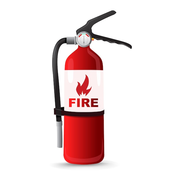 Vector fire extinguisher