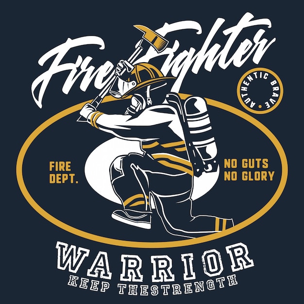 Vector fire fighter