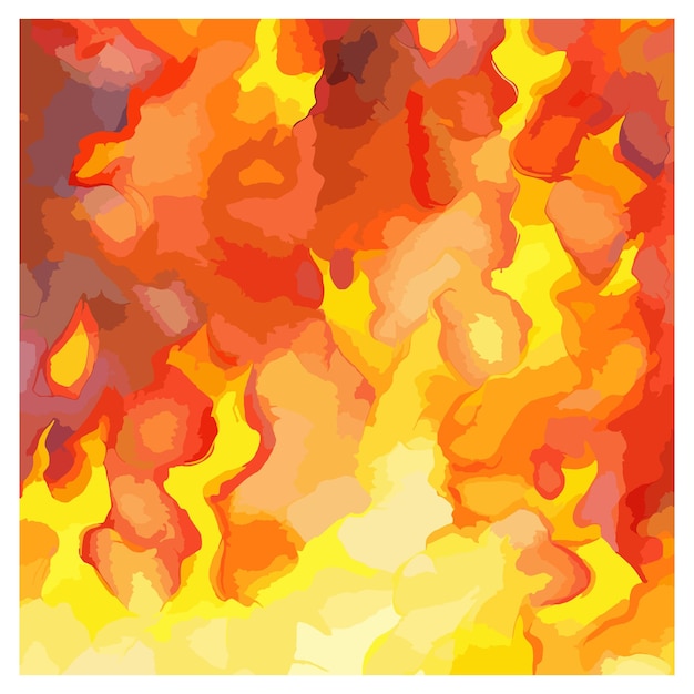 Fire fire flame background color vector illustration watercolor