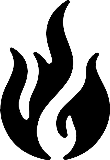 Fire Flame Icon vector art illustration 10