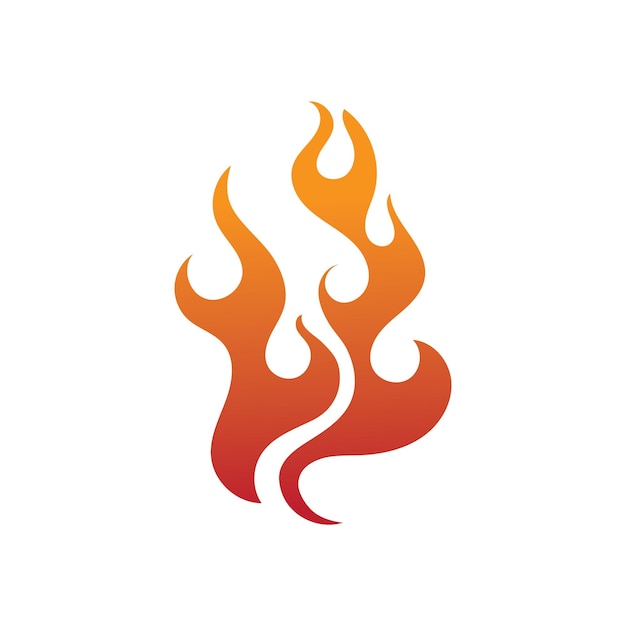 火の炎のロゴとシンボル ベクトル