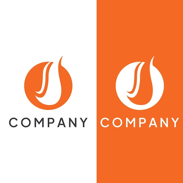 Fire or flame logo fireball logo and embers Using a vector illustration template design concept