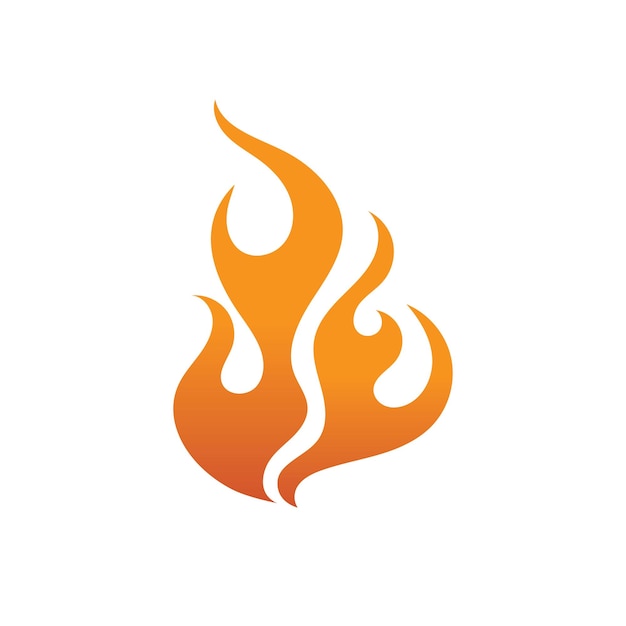 Fire flame logo and symbol vector