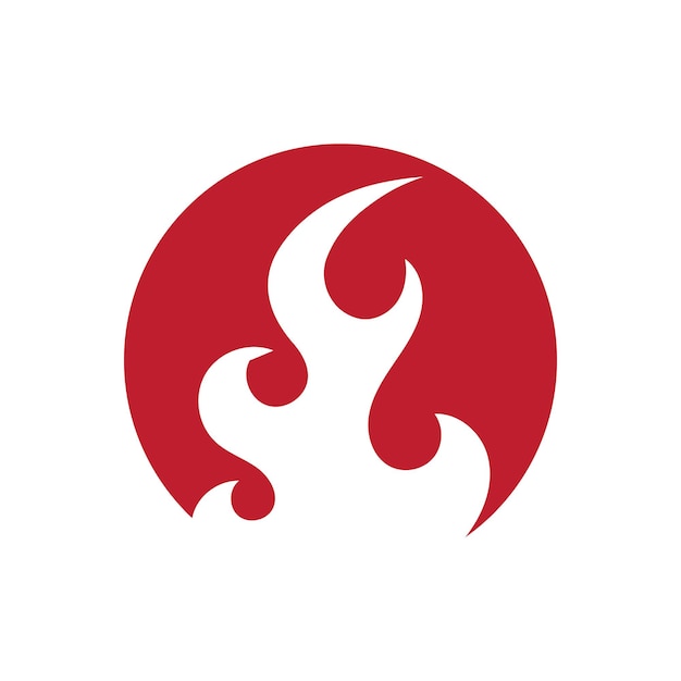 Fire flame logo and symbol vector