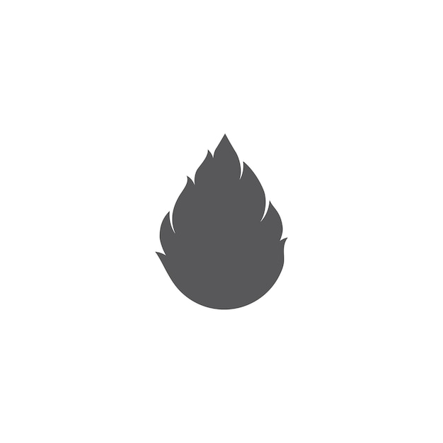 Fire flame Logo Template vector icon Oil gas and energy logo