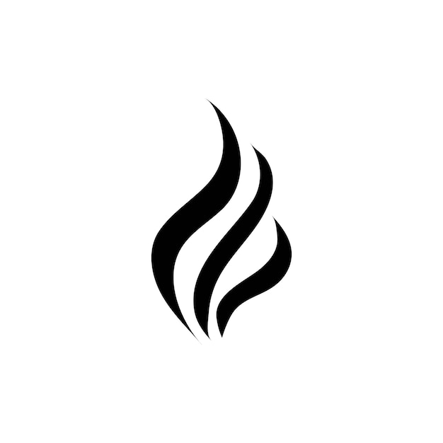 Fire flame logo template vector