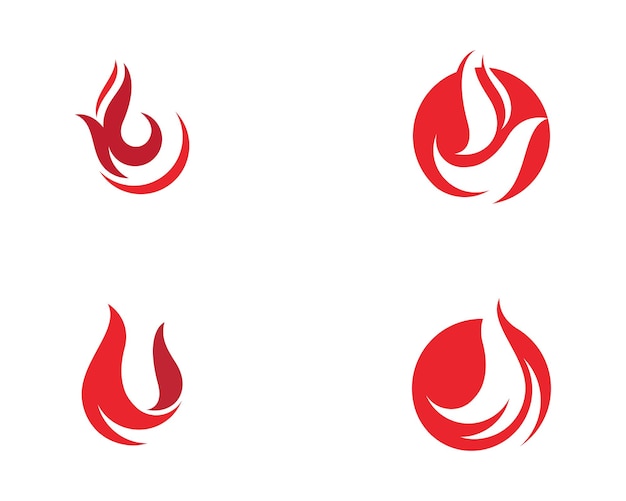 Fire flame Logo Template