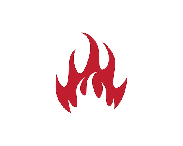 화재 불꽃 로고 템플릿