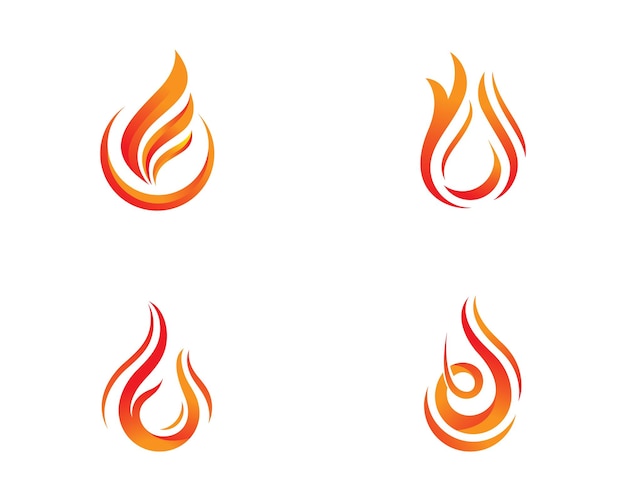 Fire flame Logo Template