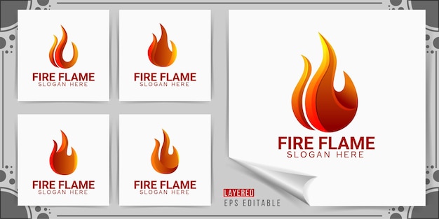 Fire flame-logo