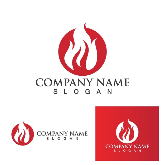 fire flame nature logo and symbols icons templatexa