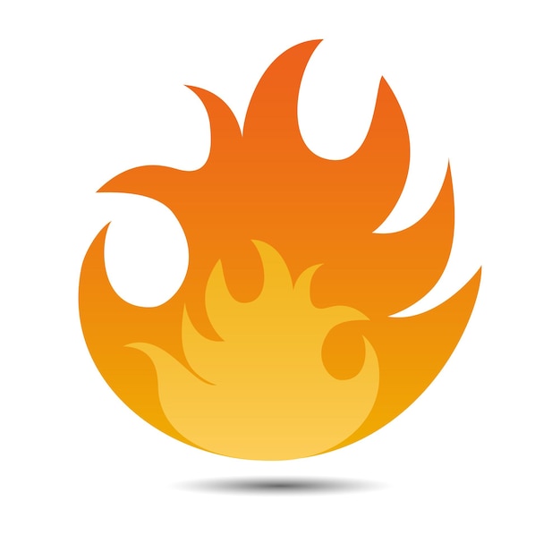 Fire flame vector icon